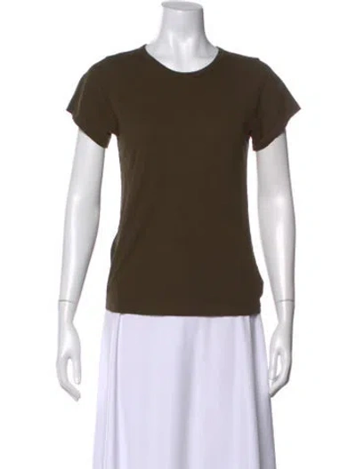 Pre-owned Éterne Crew Neck Short Sleeve T-shirt In Green