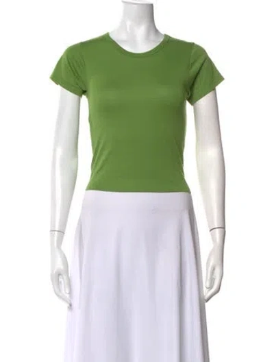Pre-owned Éterne Crew Neck Short Sleeve T-shirt In Green