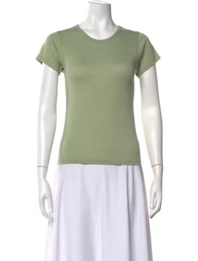Pre-owned Éterne Crew Neck Short Sleeve T-shirt In Green