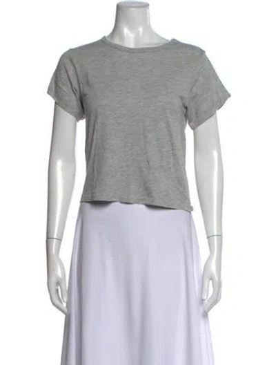 Pre-owned Éterne Crew Neck Short Sleeve T-shirt In Grey
