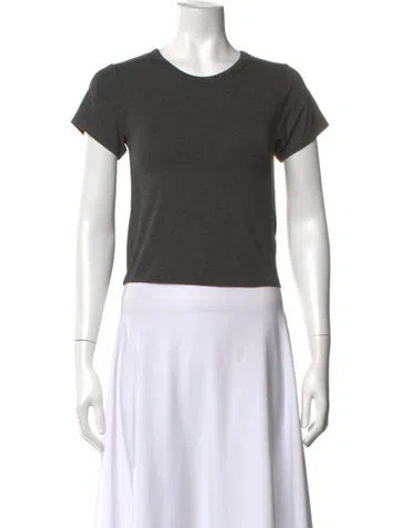 Pre-owned Éterne Crew Neck Short Sleeve T-shirt In Grey