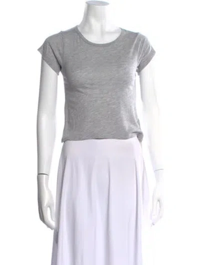 Pre-owned Éterne Crew Neck Short Sleeve T-shirt In Grey