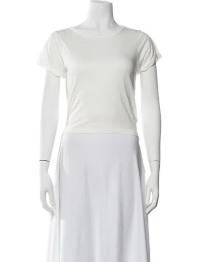 Pre-owned Éterne Crew Neck Short Sleeve T-shirt In Neutral