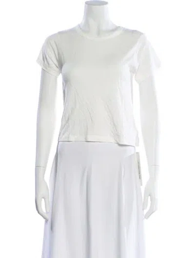 Pre-owned Éterne Crew Neck Short Sleeve T-shirt In Neutral