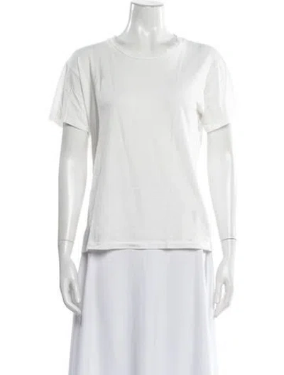 Pre-owned Éterne Crew Neck Short Sleeve T-shirt In Neutral