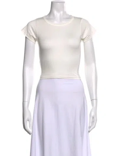 Pre-owned Éterne Crew Neck Short Sleeve T-shirt In Neutral