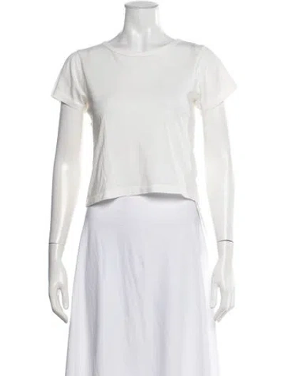 Pre-owned Éterne Crew Neck Short Sleeve T-shirt In Neutral