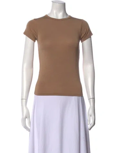 Pre-owned Éterne Crew Neck Short Sleeve T-shirt In Neutral