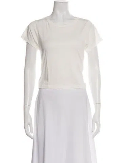 Pre-owned Éterne Crew Neck Short Sleeve T-shirt In Neutral