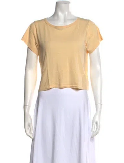 Pre-owned Éterne Crew Neck Short Sleeve T-shirt In Neutrals