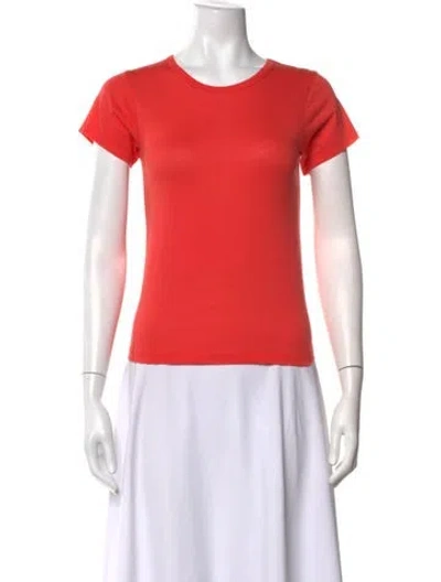 Pre-owned Éterne Crew Neck Short Sleeve T-shirt In Orange