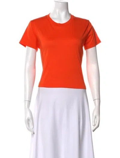 Pre-owned Éterne Crew Neck Short Sleeve T-shirt In Orange