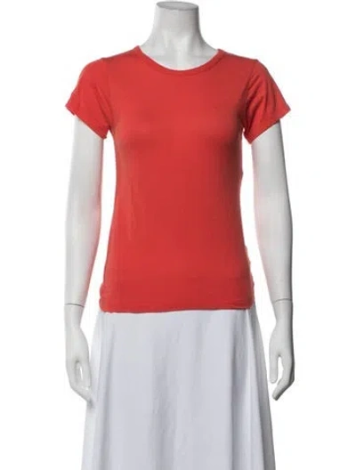 Pre-owned Éterne Crew Neck Short Sleeve T-shirt In Orange