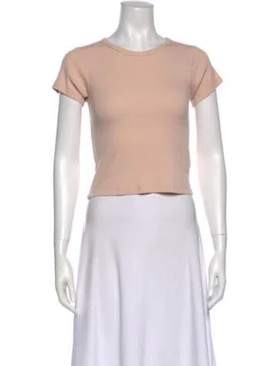 Pre-owned Éterne Crew Neck Short Sleeve T-shirt In Pink