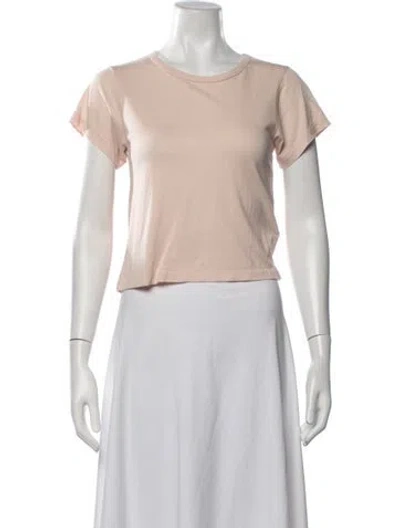 Pre-owned Éterne Crew Neck Short Sleeve T-shirt In Pink
