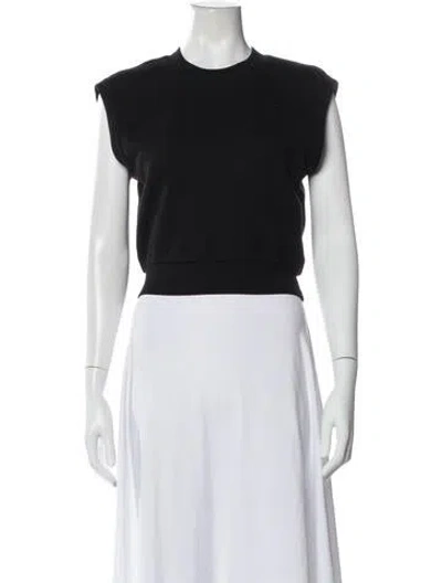 Pre-owned Éterne Crew Neck Short Sleeve T-shirt W/ Tags In Black