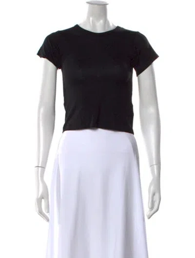 Pre-owned Éterne Crew Neck Short Sleeve T-shirt W/ Tags In Black