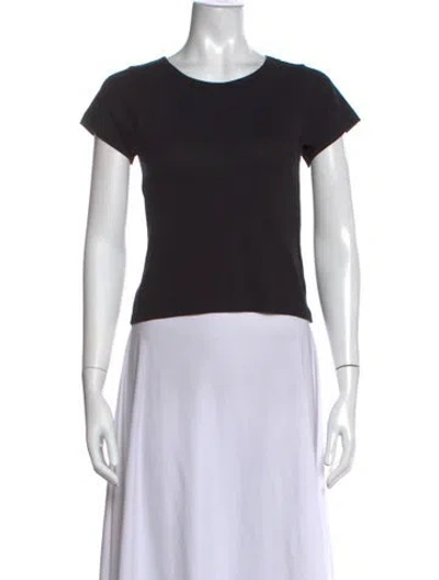 Pre-owned Éterne Crew Neck Short Sleeve T-shirt W/ Tags In Black