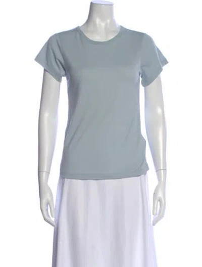 Pre-owned Éterne Crew Neck Short Sleeve T-shirt W/ Tags In Blue