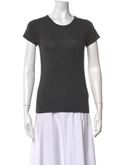 Pre-owned Éterne Crew Neck Short Sleeve T-shirt W/ Tags In Grey