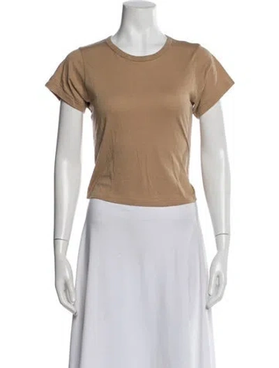 Pre-owned Éterne Crew Neck Short Sleeve T-shirt W/ Tags In Neutral