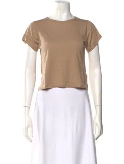 Pre-owned Éterne Crew Neck Short Sleeve T-shirt W/ Tags In Neutral