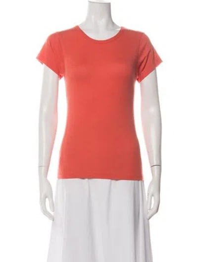 Pre-owned Éterne Crew Neck Short Sleeve T-shirt W/ Tags In Orange