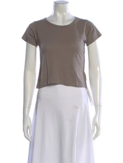 Pre-owned Éterne Crew Neck Short Sleeve T-shirt In White