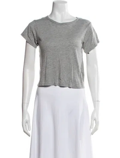 Pre-owned Éterne Crew Neck Short Sleeve T-shirt In White