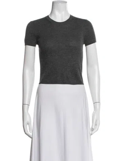 Pre-owned Éterne Crew Neck Short Sleeve T-shirt In White