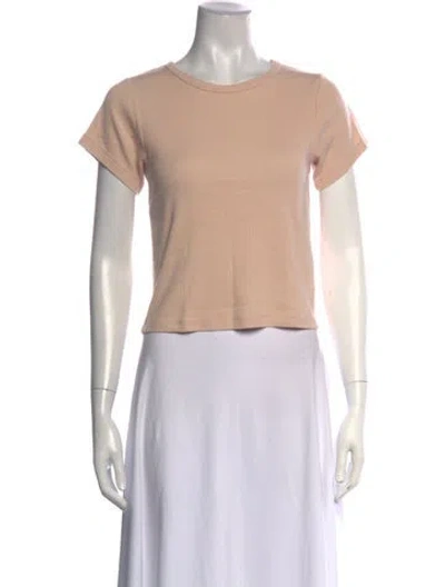Pre-owned Éterne Crew Neck Short Sleeve T-shirt In White