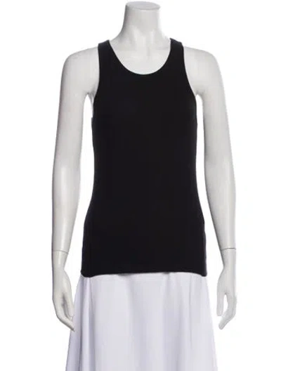Pre-owned Éterne Crew Neck Sleeveless Top In Gray
