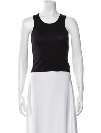 Pre-owned Éterne Crew Neck Sleeveless Top In Grey