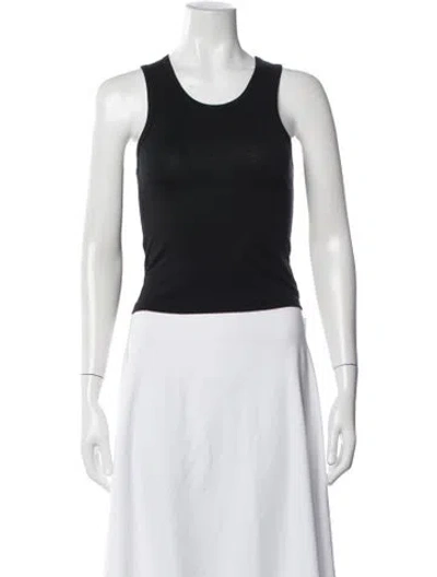 Pre-owned Éterne Crew Neck Sleeveless Top W/ Tags In Black