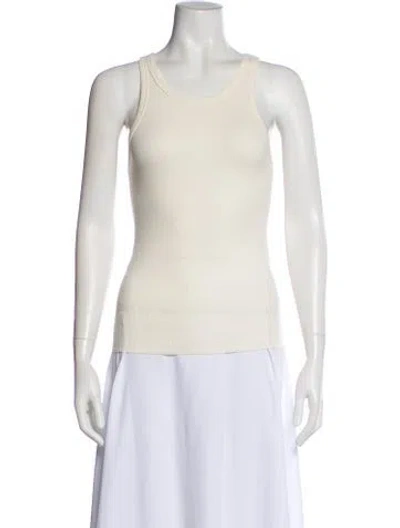 Pre-owned Éterne Crew Neck Sleeveless Top W/ Tags In Neutral