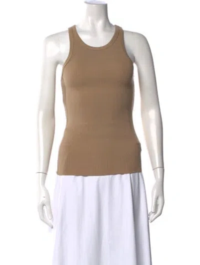 Pre-owned Éterne Crew Neck Sleeveless Top W/ Tags In Neutrals