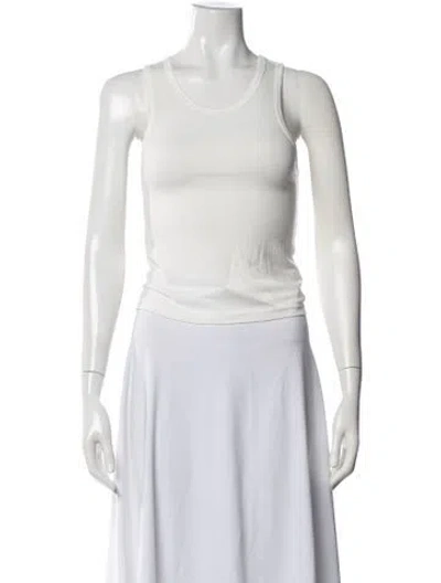 Pre-owned Éterne Crew Neck Sleeveless Top W/ Tags In Neutrals