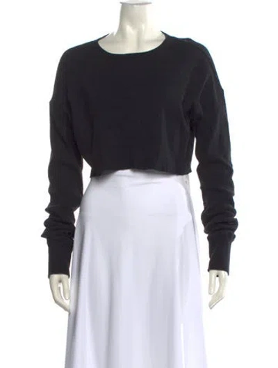Pre-owned Éterne Crew Neck Sweater In Black