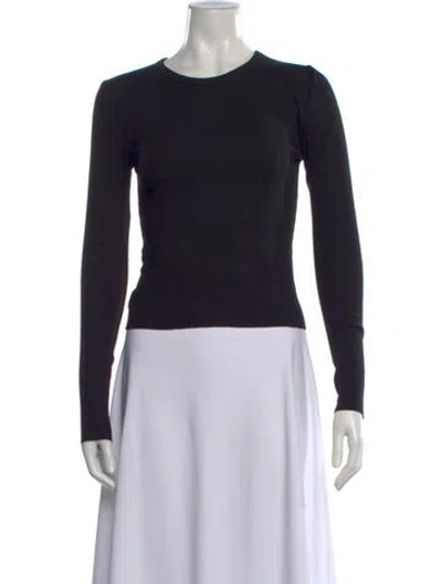 Pre-owned Éterne Crew Neck Sweater In Black