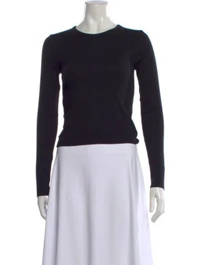 Pre-owned Éterne Crew Neck Sweater In Black