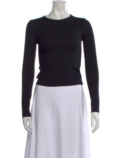 Pre-owned Éterne Crew Neck Sweater In Black