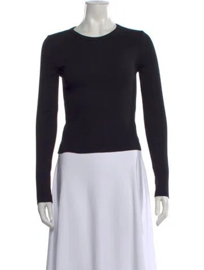 Pre-owned Éterne Crew Neck Sweater In Black