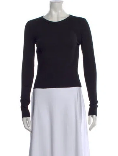 Pre-owned Éterne Crew Neck Sweater In Black