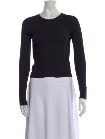 Pre-owned Éterne Crew Neck Sweater In Black