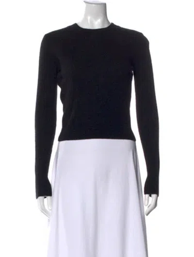Pre-owned Éterne Crew Neck Sweater In Black