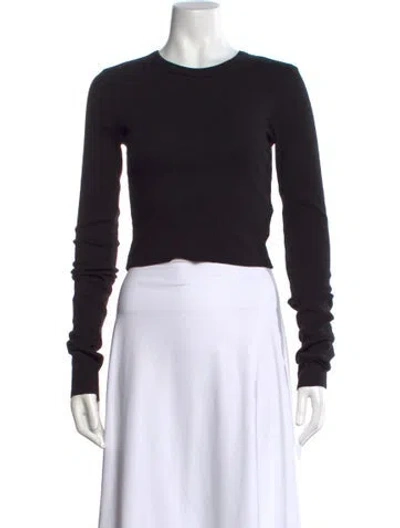 Pre-owned Éterne Crew Neck Sweater In Black