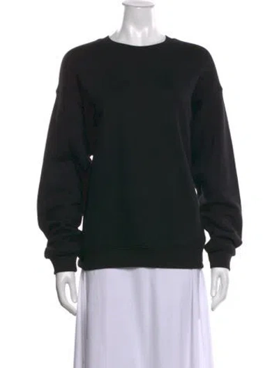 Pre-owned Éterne Crew Neck Sweater In Black