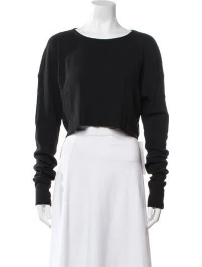 Pre-owned Éterne Crew Neck Sweater In Black