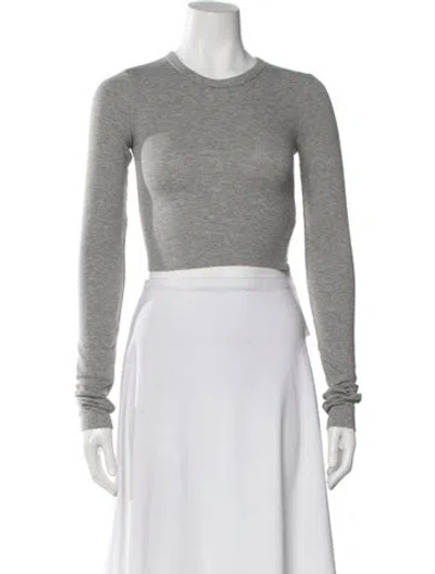 Pre-owned Éterne Crew Neck Sweater In Gray
