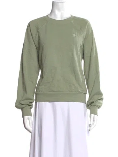 Pre-owned Éterne Crew Neck Sweater In Green